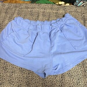 Aerie Light Blue High Waist Women's Shorts